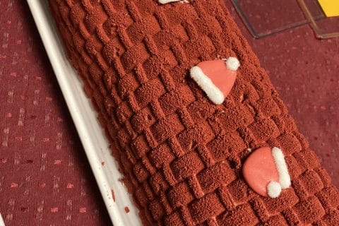 Cliquez pour zoomer ! Bûche vanille praliné Thermomix par maud_3128