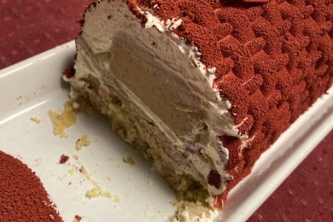 Cliquez pour zoomer ! Bûche vanille praliné Thermomix par maud_3128