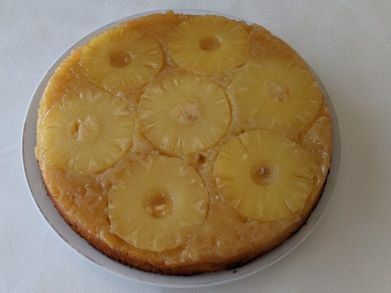 Cliquez pour zoomer ! Gâteau renversé à l’ananas Thermomix par Hayate
