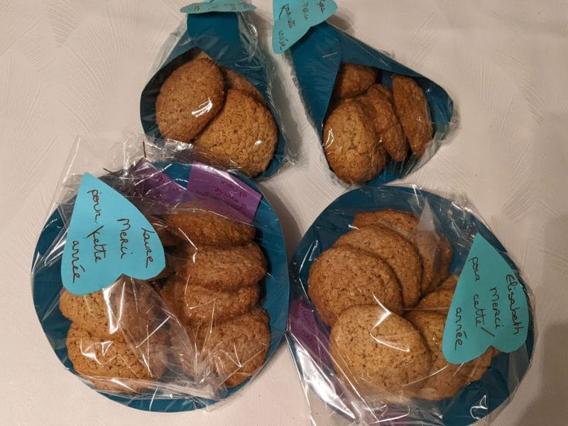 Cliquez pour zoomer ! Biscuits aux flocons d’avoine et amandes Thermomix par Hayate