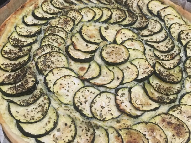 Cliquez pour zoomer ! Tarte courgettes et ricotta Thermomix par Lilianesamuel