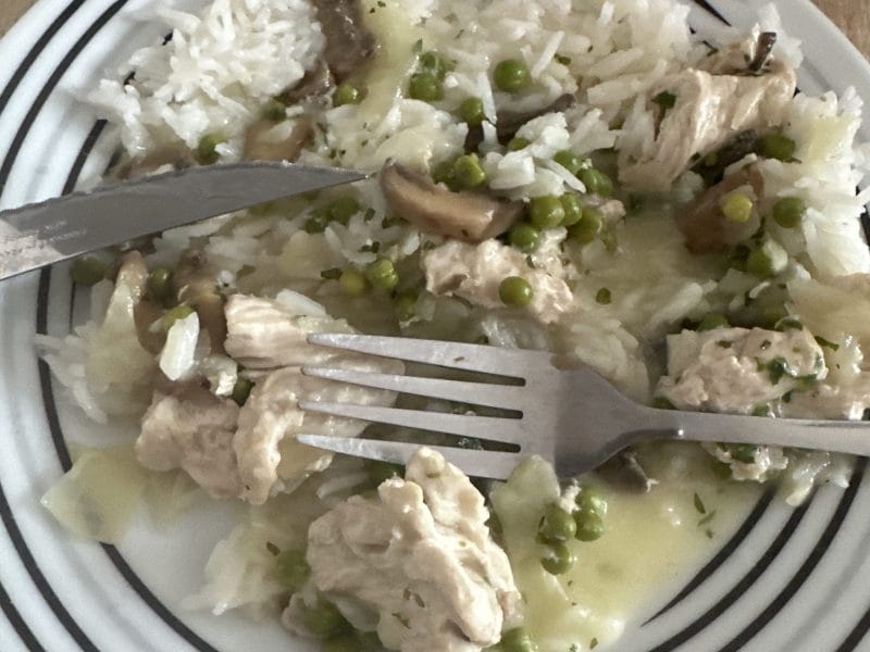 Cliquez pour zoomer ! Fricassée de poulet Thermomix par marine_1009