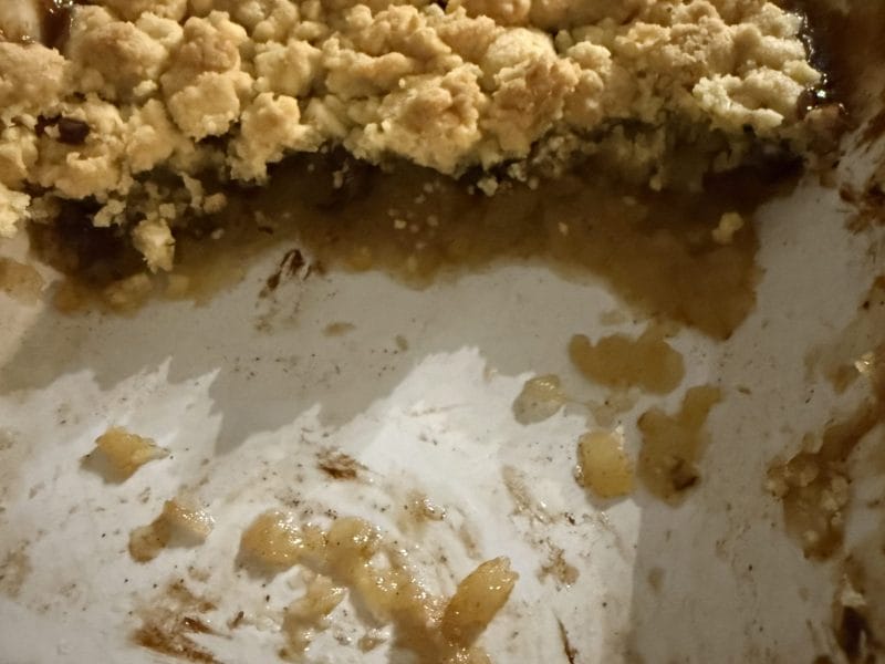 Cliquez pour zoomer ! Crumble aux Pommes Thermomix par Frantz