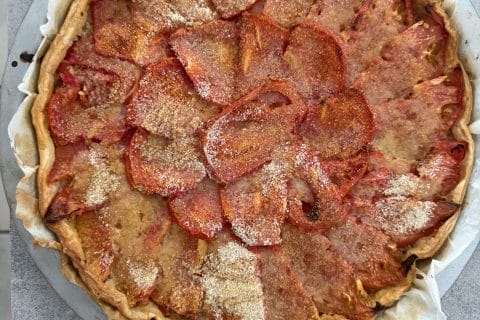 Cliquez pour zoomer ! Tarte salée façon tomates farcies Thermomix par Frantz