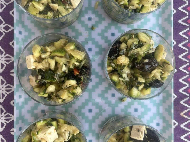 Cliquez pour zoomer ! Salade de courgettes à la feta Thermomix par patie_2002