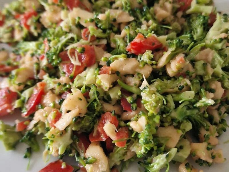 Cliquez pour zoomer ! Salade de brocolis Thermomix par elodie_1352