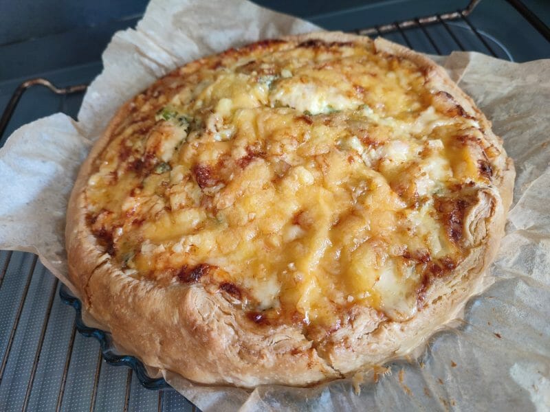 Cliquez pour zoomer ! Tarte aux brocolis et roquefort Thermomix par @Joy974