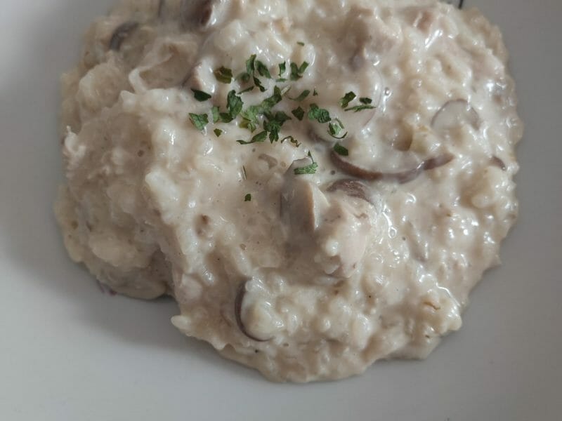 Cliquez pour zoomer ! Risotto poulet et champignons Thermomix par satine-24