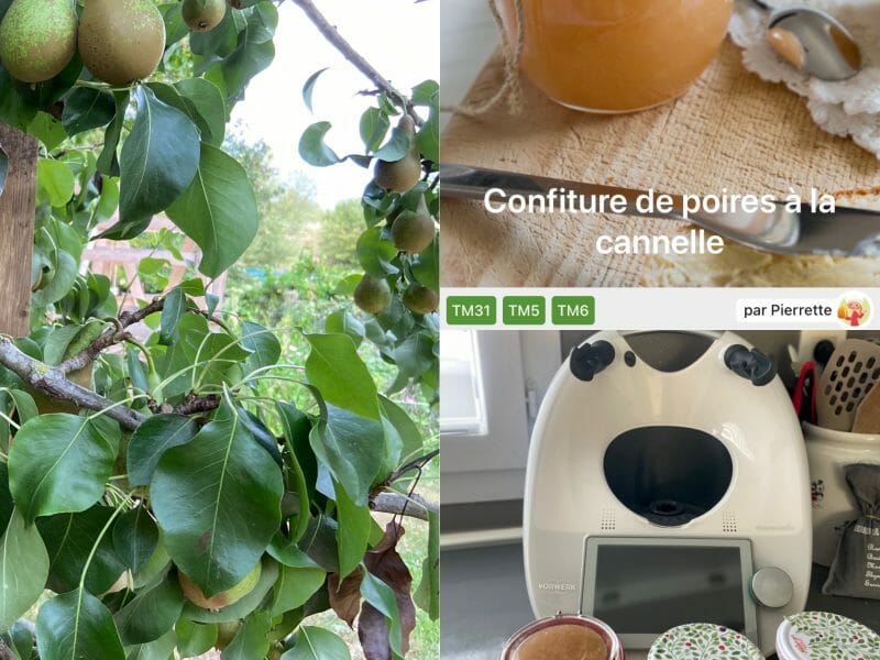Confiture de poires à la cannelle au Thermomix - Cookomix