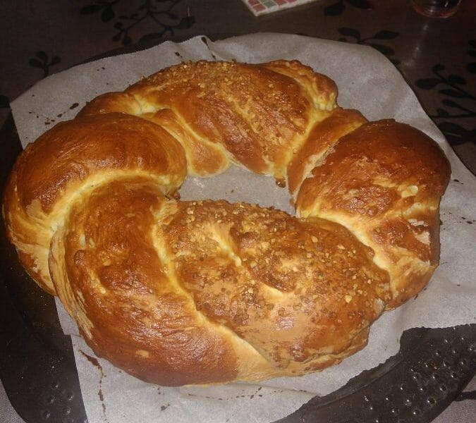 Cliquez pour zoomer ! Brioche tressée à la mie filante Thermomix par Angy08