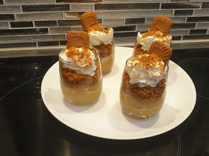 Cliquez pour zoomer ! Verrines pommes caramel et spéculoos Thermomix par Didou78