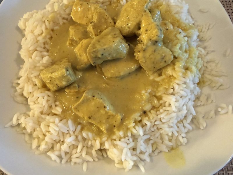 Cliquez pour zoomer ! Blancs de poulet sauce moutarde et curry Thermomix par lolo-le-Valesco