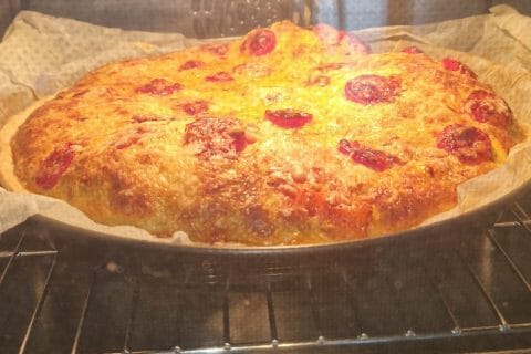 Cliquez pour zoomer ! Tarte au thon, tomate et moutarde Thermomix par lolofrib