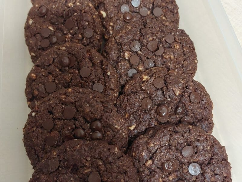 Cliquez pour zoomer ! Cookies avoine et chocolat Thermomix par kelly76600