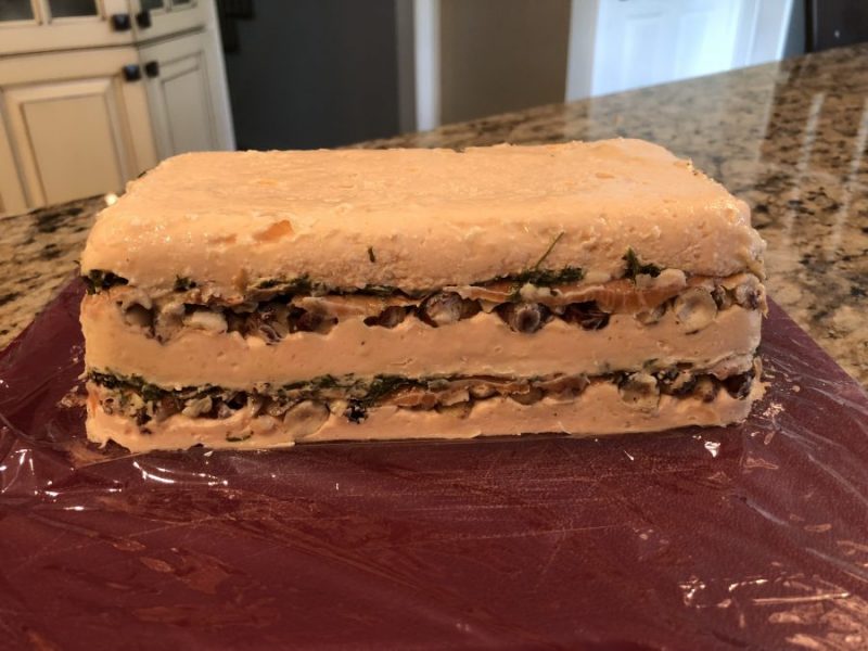 Terrine de saumon frais et fumé au Thermomix Cookomix