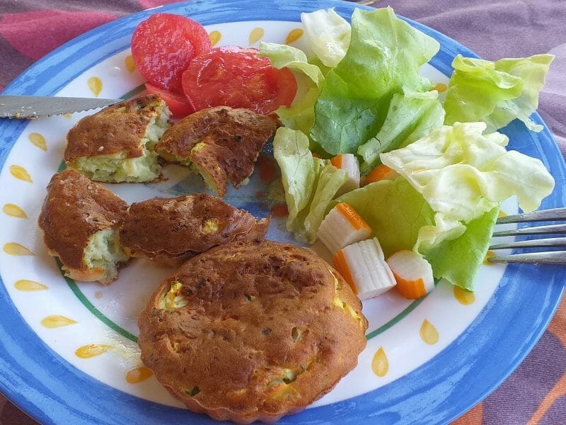 Cliquez pour zoomer ! Cake courgettes et cheddar Thermomix par Nanou du 85