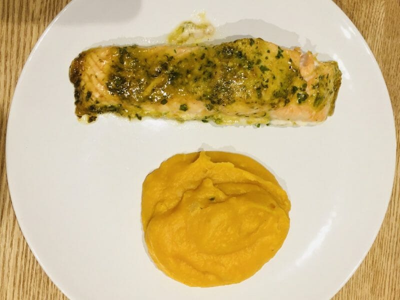 Cliquez pour zoomer ! Saumon au citron et à l’ail Thermomix par lunabellarossa