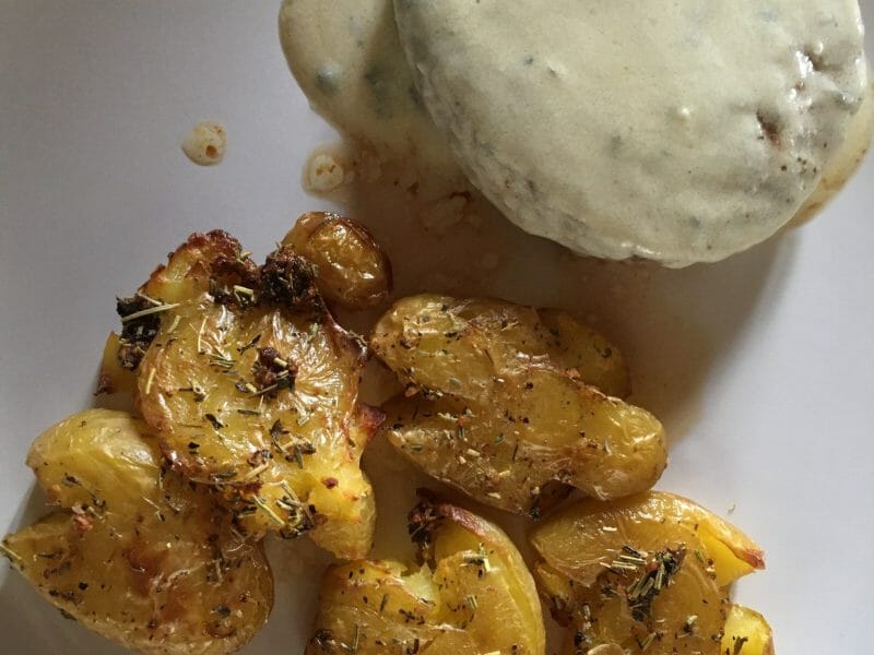 Cliquez pour zoomer ! Smashed potatoes Thermomix par lunabellarossa