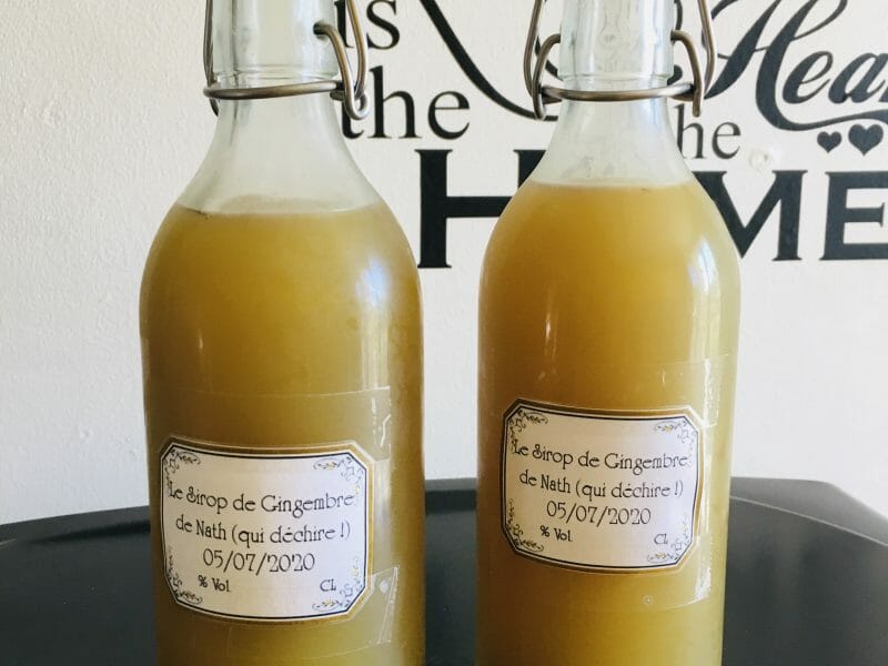 SIROP DE GINGEMBRE - THERMOMIX - AAcook