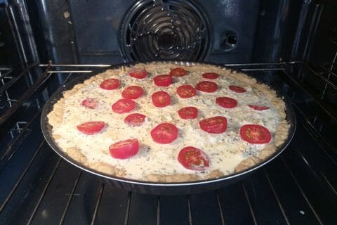 Cliquez pour zoomer ! Quiche poulet et tomates cerises Thermomix par nanou-73