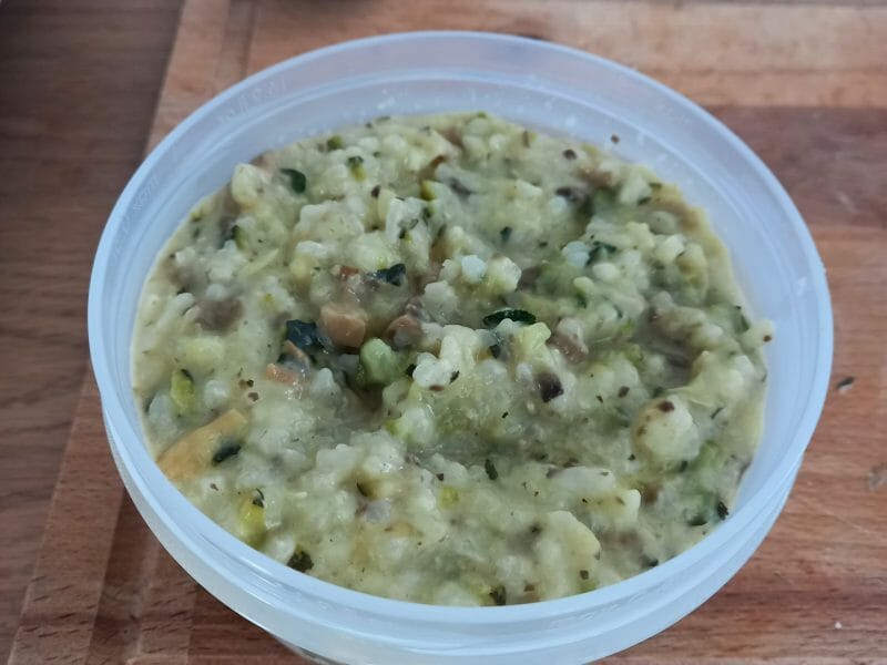 Cliquez pour zoomer ! Risotto champignons et courgettes Thermomix par ana_bana_na
