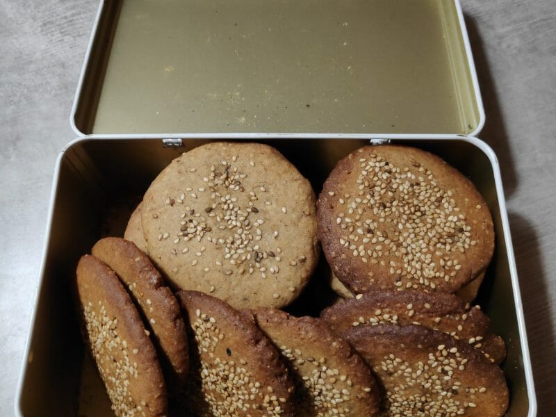 Cliquez pour zoomer ! Biscuits au sésame Thermomix par Cocotte29