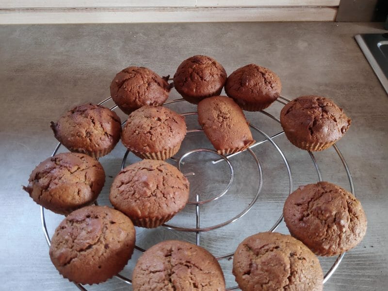 Cliquez pour zoomer ! Muffins au café et aux dattes Thermomix par Cocotte29