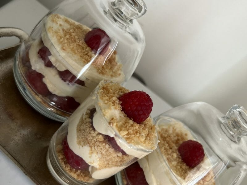 Cliquez pour zoomer ! Tiramisu aux framboises et spéculoos Thermomix par Marwaaa