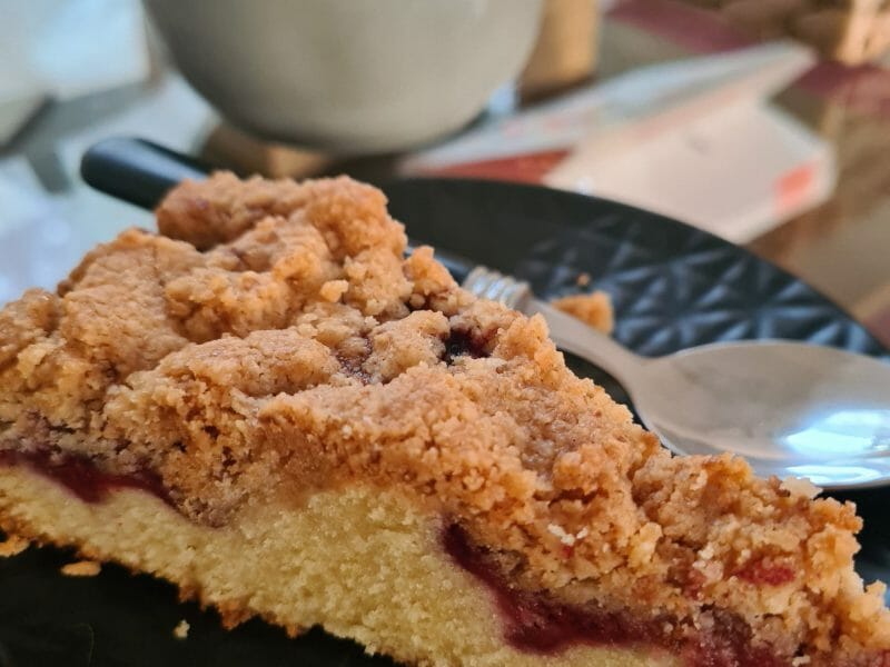 Cliquez pour zoomer ! Crumb cake framboises Thermomix par noeru625