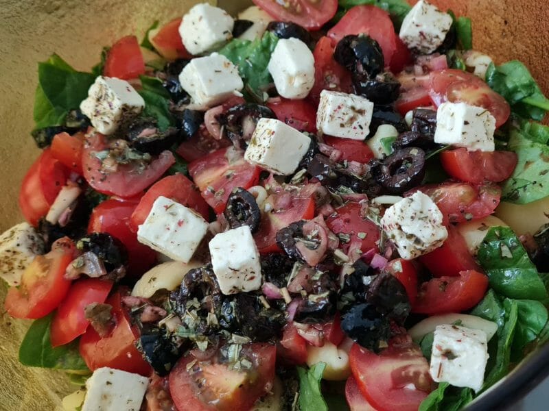 Cliquez pour zoomer ! Salade de pâtes à la grecque Thermomix par pipiou83