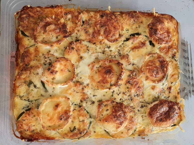 Cliquez pour zoomer ! Gratin de courgettes au chèvre Thermomix par pipiou83