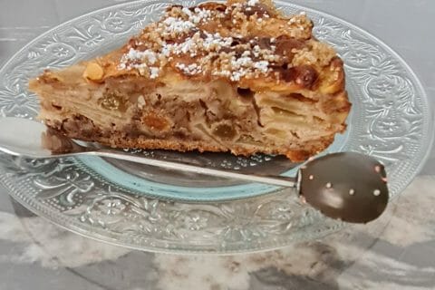 Cliquez pour zoomer ! Gâteau aux pommes, noix et raisins secs Thermomix par pipiou83