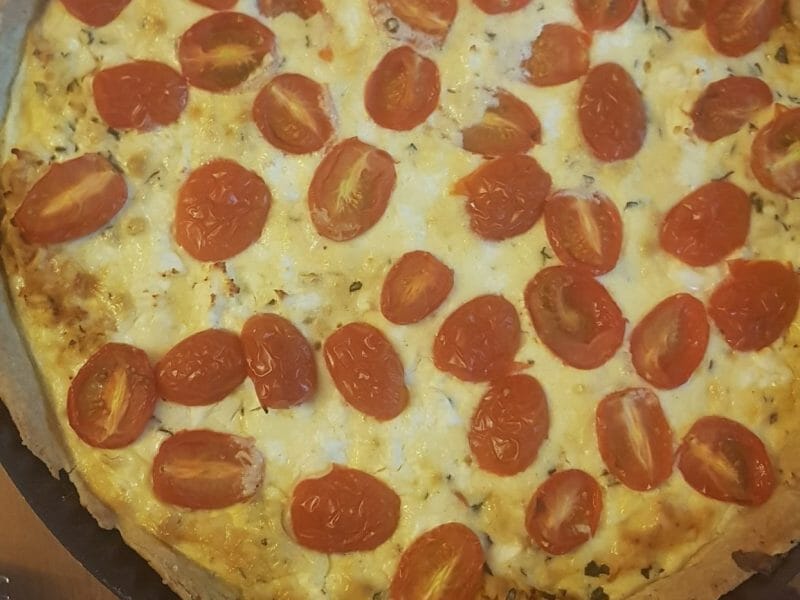 Cliquez pour zoomer ! Quiche poulet et tomates cerises Thermomix par angelique_599