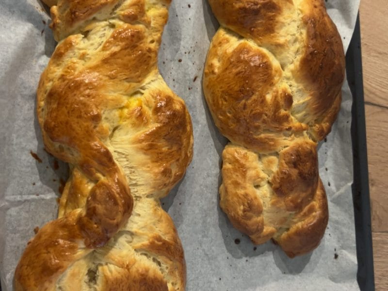 Cliquez pour zoomer ! Brioche tressée à la mie filante Thermomix par debo1208
