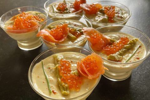 Cliquez pour zoomer ! Mousse d’asperges au saumon fumé Thermomix par Bactérie-Jolie