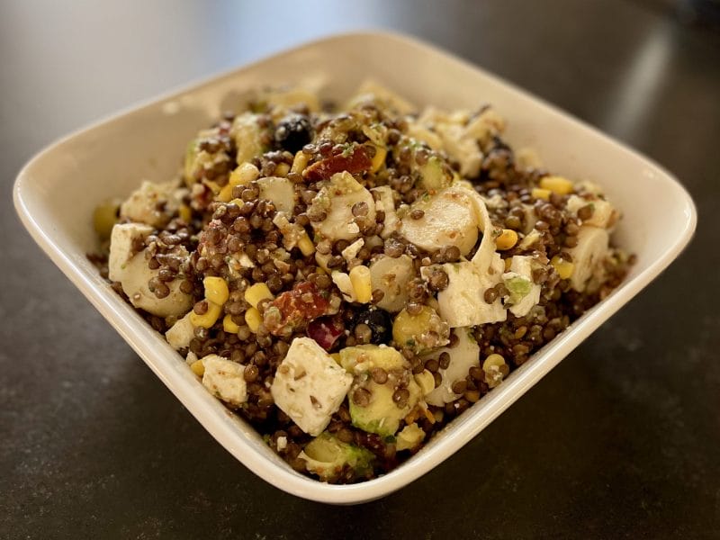 Cliquez pour zoomer ! Salade de lentilles Thermomix par Bactérie-Jolie