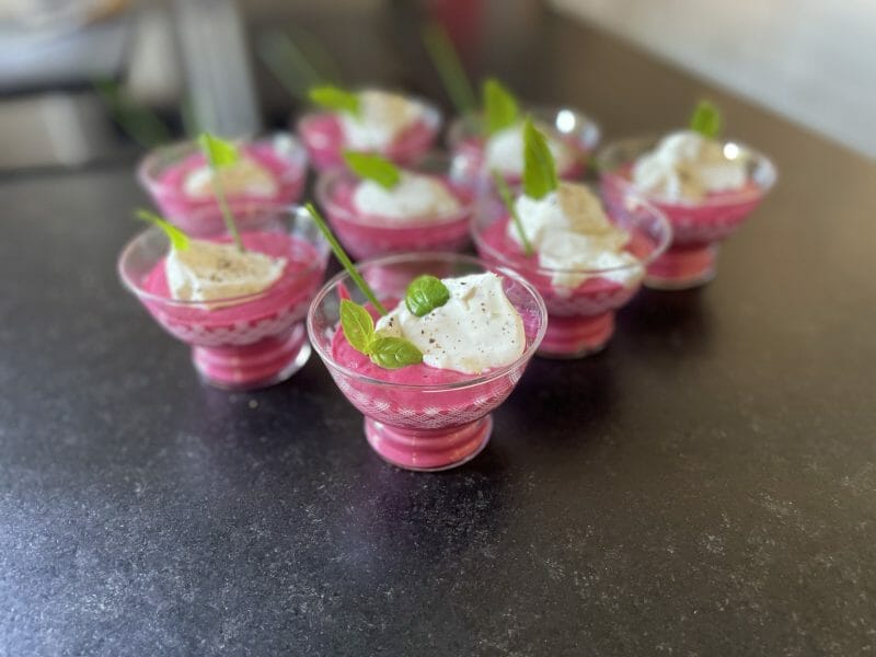 Cliquez pour zoomer ! Verrines de betterave Thermomix par Bactérie-Jolie