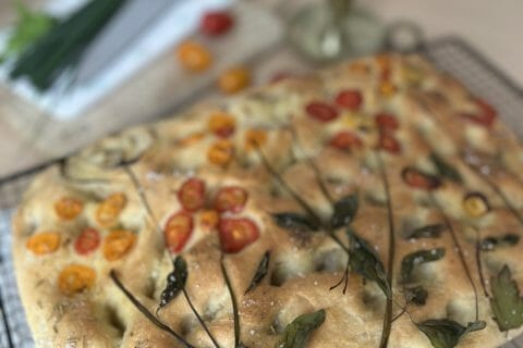 Cliquez pour zoomer ! Focaccia Thermomix par lilieloulou92