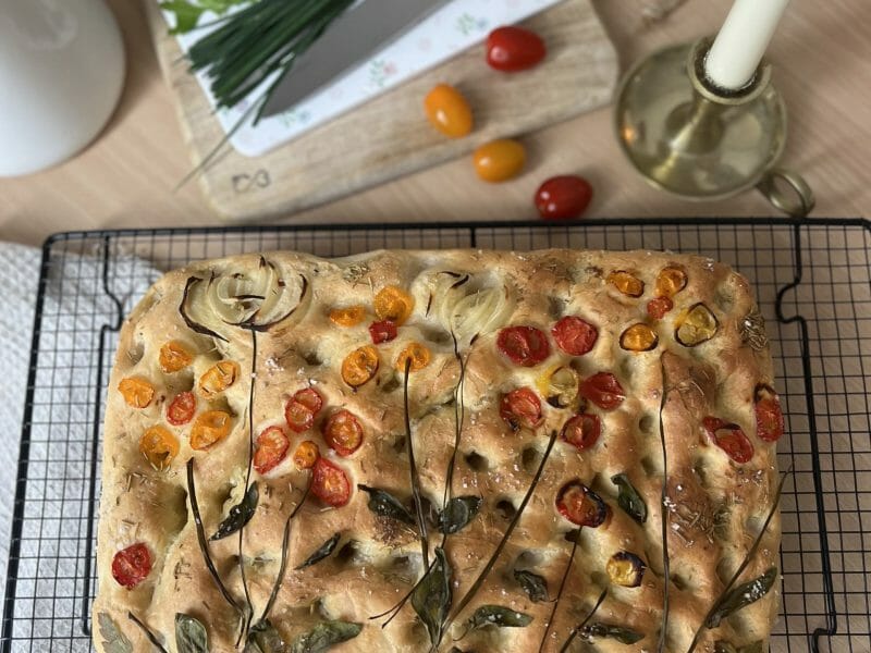 Cliquez pour zoomer ! Focaccia Thermomix par lilieloulou92