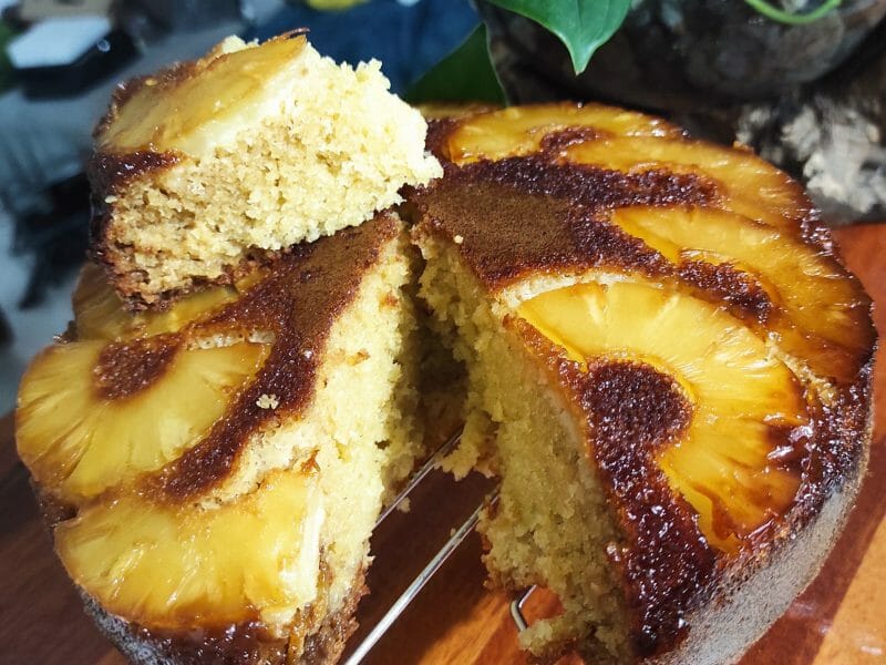Cliquez pour zoomer ! Gâteau renversé à l’ananas Thermomix par christelle_9720