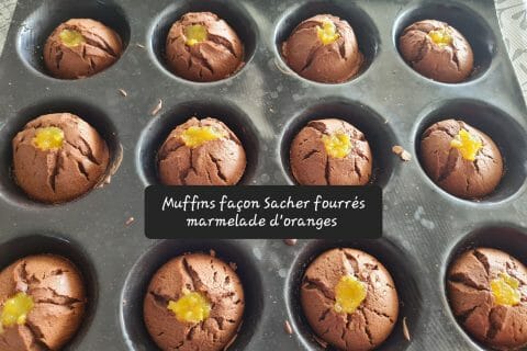 Cliquez pour zoomer ! Muffins façon Sacher Thermomix par zoupette66