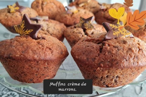 Cliquez pour zoomer ! Muffins crème de marrons Thermomix par zoupette66