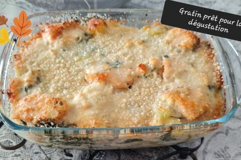 Cliquez pour zoomer ! Gratin de pommes de terre, saumon et épinards Thermomix par zoupette66