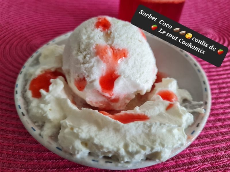 Cliquez pour zoomer ! Sorbet coco Thermomix par zoupette66