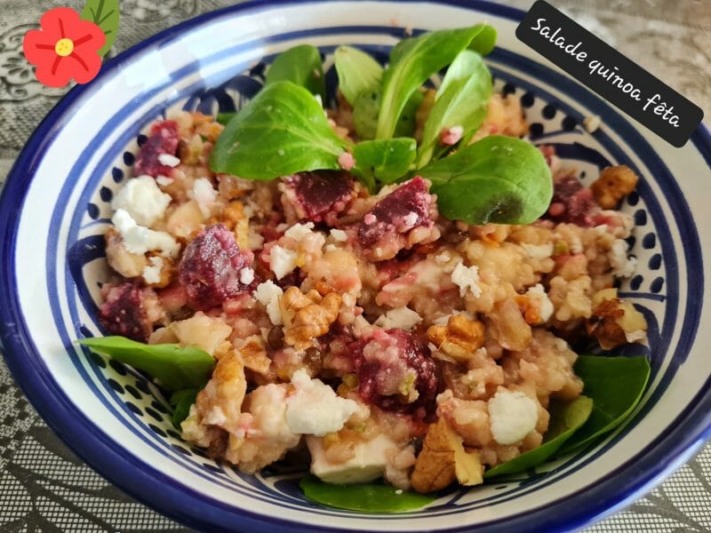 Cliquez pour zoomer ! Salade de quinoa, betterave et feta Thermomix par zoupette66