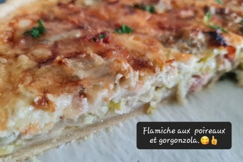 Cliquez pour zoomer ! Flamiche aux poireaux et gorgonzola Thermomix par zoupette66
