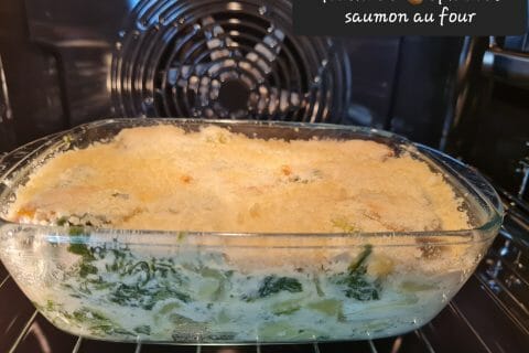 Cliquez pour zoomer ! Gratin de pommes de terre, saumon et épinards Thermomix par zoupette66
