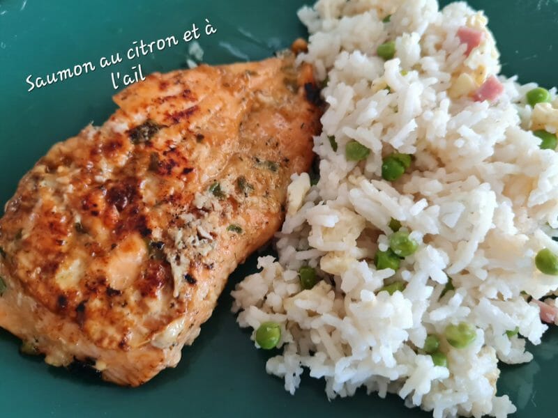Cliquez pour zoomer ! Saumon au citron et à l’ail Thermomix par zoupette66