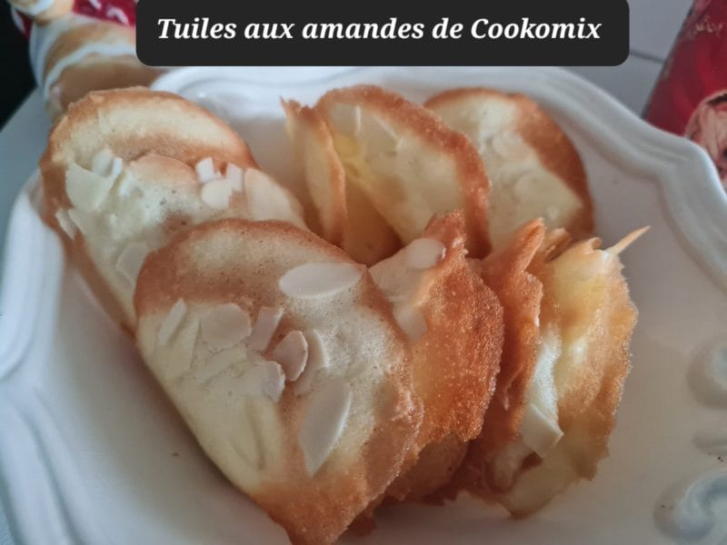 Cliquez pour zoomer ! Tuiles aux amandes Thermomix par zoupette66
