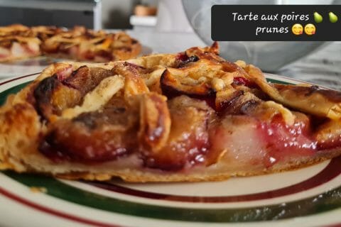 Cliquez pour zoomer ! Tarte aux prunes et poires Thermomix par zoupette66
